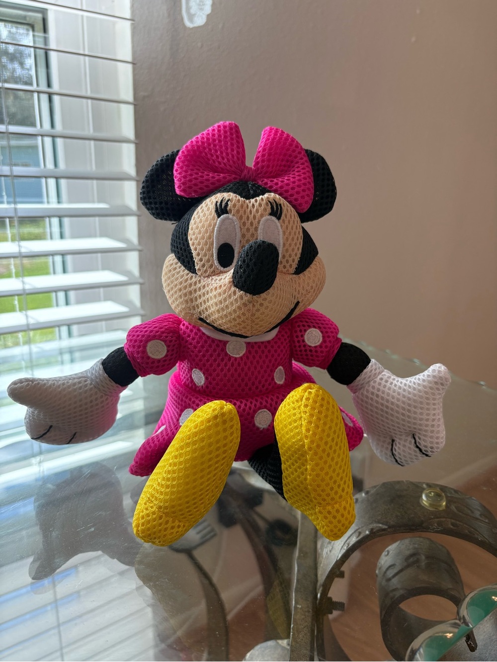 Disney Minnie Mouse Plush - Pink Dress, Yellow Shoes
